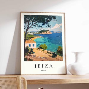 Ibiza Poster, Spain Poster, Ibiza Wall Art, Ibiza Prints, Ibiza Decor, Spanish Poster, Ibiza Print, Ibiza Art Print, Ibiza Travel Print