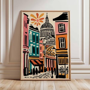 Leadenhall Market Poster, London Travel Poster, Leadenhall Wall Art, Historic London Market Print, UK City Poster, London Heritage Art