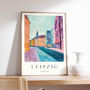 Leipzig Poster, Germany Poster, Leipzig Wall Art, Leipzig Prints, German Poster, Leipzig Print, Leipzig Art Print, Leipzig Decor