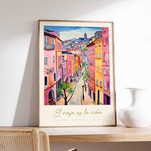 Vitoria-Gasteiz Poster, Spain Travel Print, Retro Travel Wall Art, Travel Wall Decor, Vintage Travel Gift, Classic Travel Poster