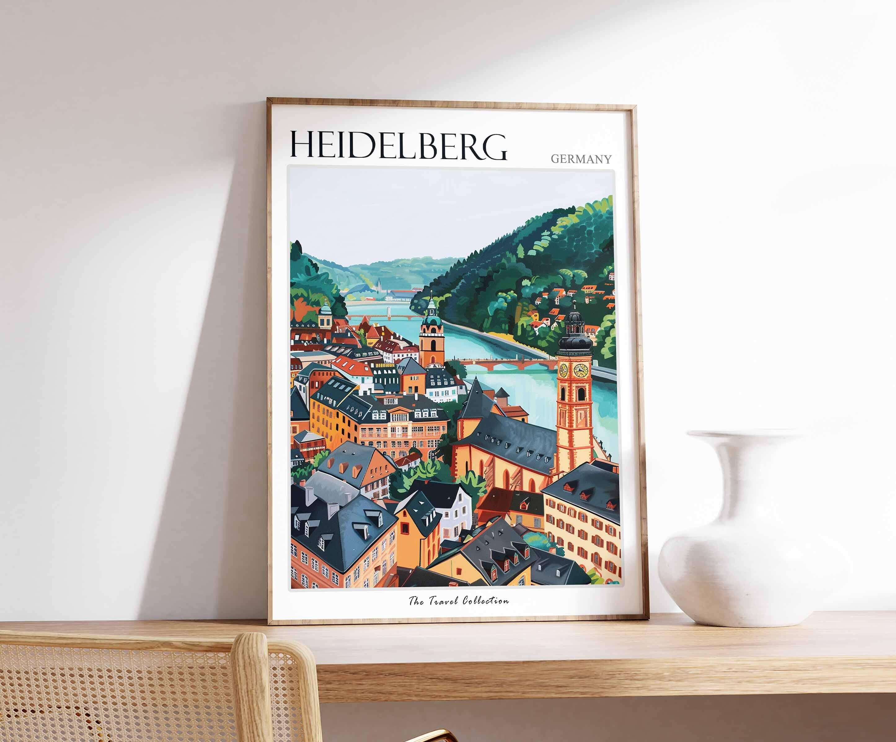 Heidelberg Poster - Etsy