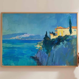 Corfu Poster, Greece Travel Print, Greek Island Wall Art, Ionian Sea Decor, Corfu Travel Art, Corfu Wall Art, Mediterranean Beach Print