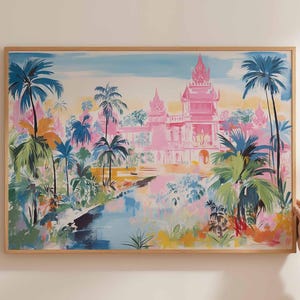Cambodia Poster, Asia Travel Print, Southeast Asia Wall Art, Cambodian Decor, Angkor Wat Print, Asian Travel Gift, Cambodia Travel Art