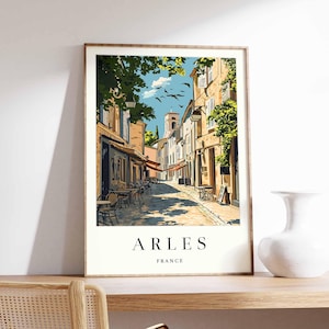 Arles Poster, France Poster, Arles Wall Art, Arles Print, French Poster, France Wall Art, Arles Art, French City Print, Travel Poster