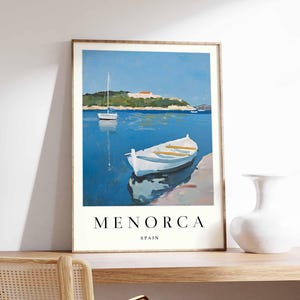 Menorca Poster, Spain Poster, Menorca Wall Art, Menorca Prints, Menorca Decor, Spain Wall Art, Menorca Print, Menorca Art Print