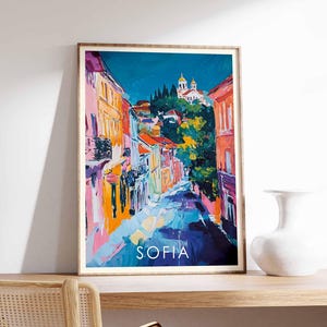 Sofia Poster, Bulgaria Poster, Sofia Wall Art, Sofia Print, Sofia Decor, Sofia Art Print, Bulgaria Wall Art, Sofia City Poster