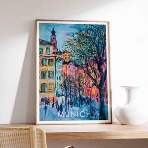 Munich Poster, Germany Poster, Munich Prints, Munich Wall Art, Munich Decor, Munich Art Print, Munich City Poster, Munich Travel Art