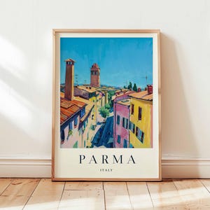 Parma Poster, Italy Travel Print, Emilia-Romagna Wall Art, Foodie Decor, European Travel Gift, Historic City Print, Italy Travel Art