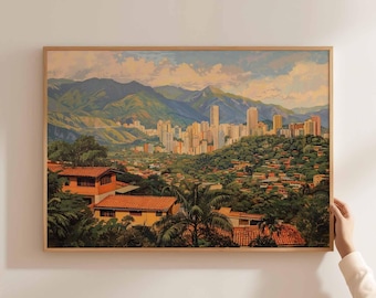 Caracas Venezuela Poster: South America Travel Wall Art