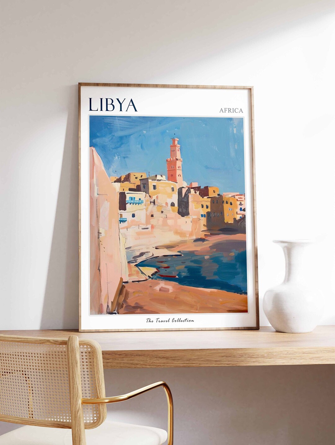 Libya Travel Poster: North African Landscape Art Print - Etsy