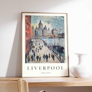 Liverpool Poster, UK Poster, Liverpool Wall Art, Liverpool Prints, Liverpool Decor, UK Wall Art, Liverpool Print, Liverpool Art Print