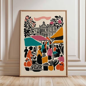 Covent Garden Poster, London Travel Poster, Covent Garden Wall Art, Market Hall Print, UK City Poster, London Landmark Decor