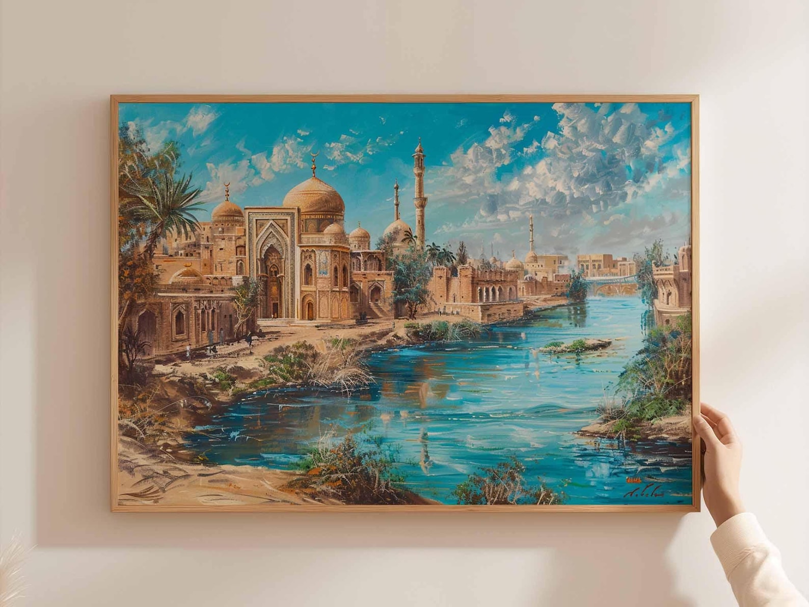 Baghdad Iraq Poster: Middle East Travel Art Print - Etsy