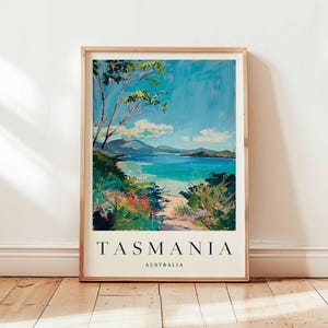 Tasmanien Poster, Australien Reise Druck, Insel Wandkunst, Wildnis Dekor, Natur Druck, Tasmanien Reise Geschenk, Australien Reise Kunst