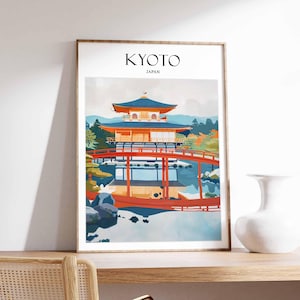 South Korea Poster, Korea Travel Print, Asian Decor, Korean Travel Poster, Oriental Art, Oriental Poster, Asian Wall Art, Korean Gift