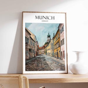 Munich Poster, Germany Poster, Munich Prints, Munich Wall Art, Munich Decor, Munich Art Print, Munich City Poster, Munich Travel Art