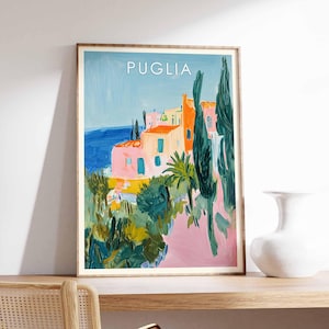 Puglia Poster, Italy Poster, Puglia Prints, Puglia Wall Art, Puglia Decor, Puglia Art Print, Southern Italy Poster, Puglia Landscape