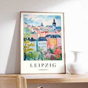 Leipzig Poster, Germany Poster, Leipzig Wall Art, Leipzig Prints, German Poster, Leipzig Print, Leipzig Art Print, Leipzig Decor