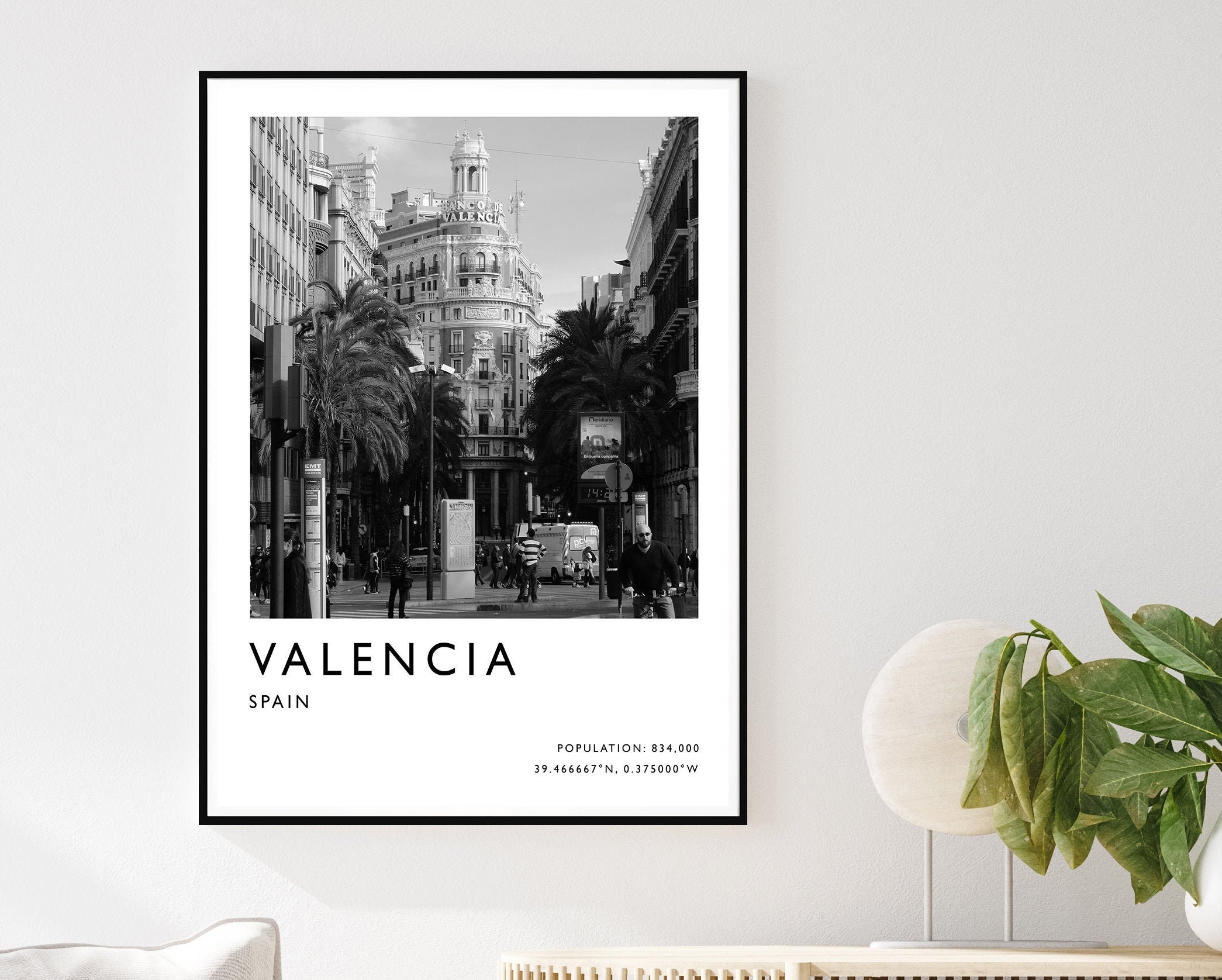 Cartel de viajes de Valencia impresión de viaje España Etsy