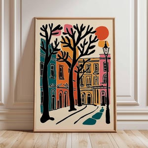 Abbey Road Poster, London Travel Poster, Abbey Road Wall Art, Beatles Crossing Print, UK Music Landmark Poster, British Culture Art