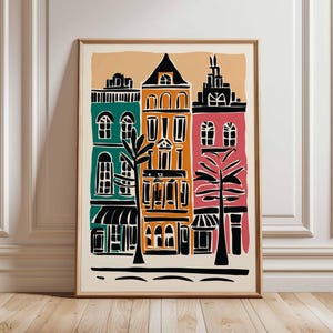Soho London Travel Poster : art de la vie nocturne animée du West End