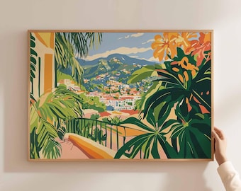 Caracas Venezuela Poster: Vibrant South America Travel Art