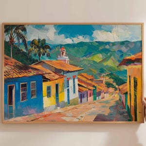 Colombia Poster, South America Travel Print, Colombian Wall Art, Colombia Landscape Decor, Colombia Travel Art, South America Poster