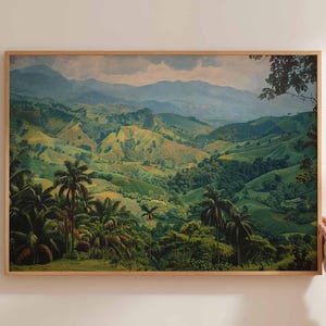 Colombia Poster, South America Travel Print, Colombian Wall Art, Colombia Landscape Decor, Colombia Travel Art, South America Poster