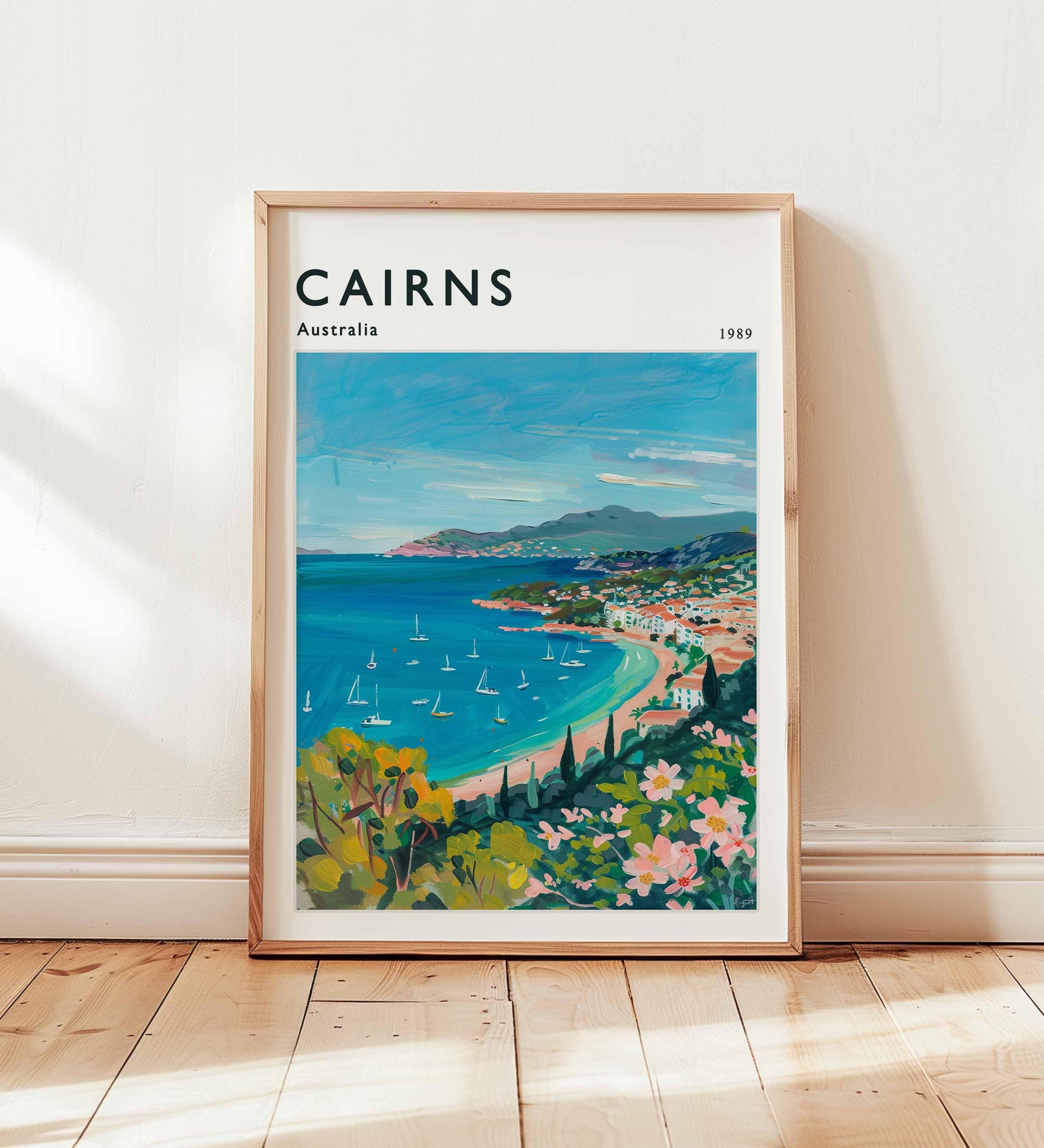 ケアンズのポスター、オーストラリア旅行プリント、クイーンズランドの