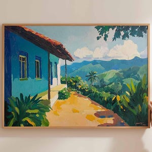 Colombia Poster, South America Travel Print, Colombian Wall Art, Colombia Landscape Decor, Colombia Travel Art, South America Poster