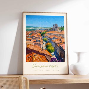 Vitoria-Gasteiz Poster, Spain Travel Print, Retro Travel Wall Art, Travel Wall Decor, Vintage Travel Gift, Classic Travel Poster