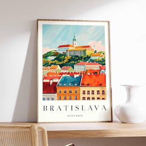 Bratislava Poster, Bratislava Print, Bratislava Wall Art, Bratislava Decor, Slovakia Poster, Bratislava Artwork, Bratislava City Poster