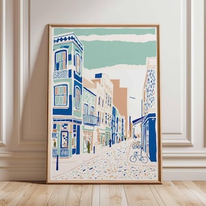 Brick Lane Poster, London Travel Poster, Brick Lane Wall Art, East London Print, UK City Poster, Street Market Art, British Culture Decor