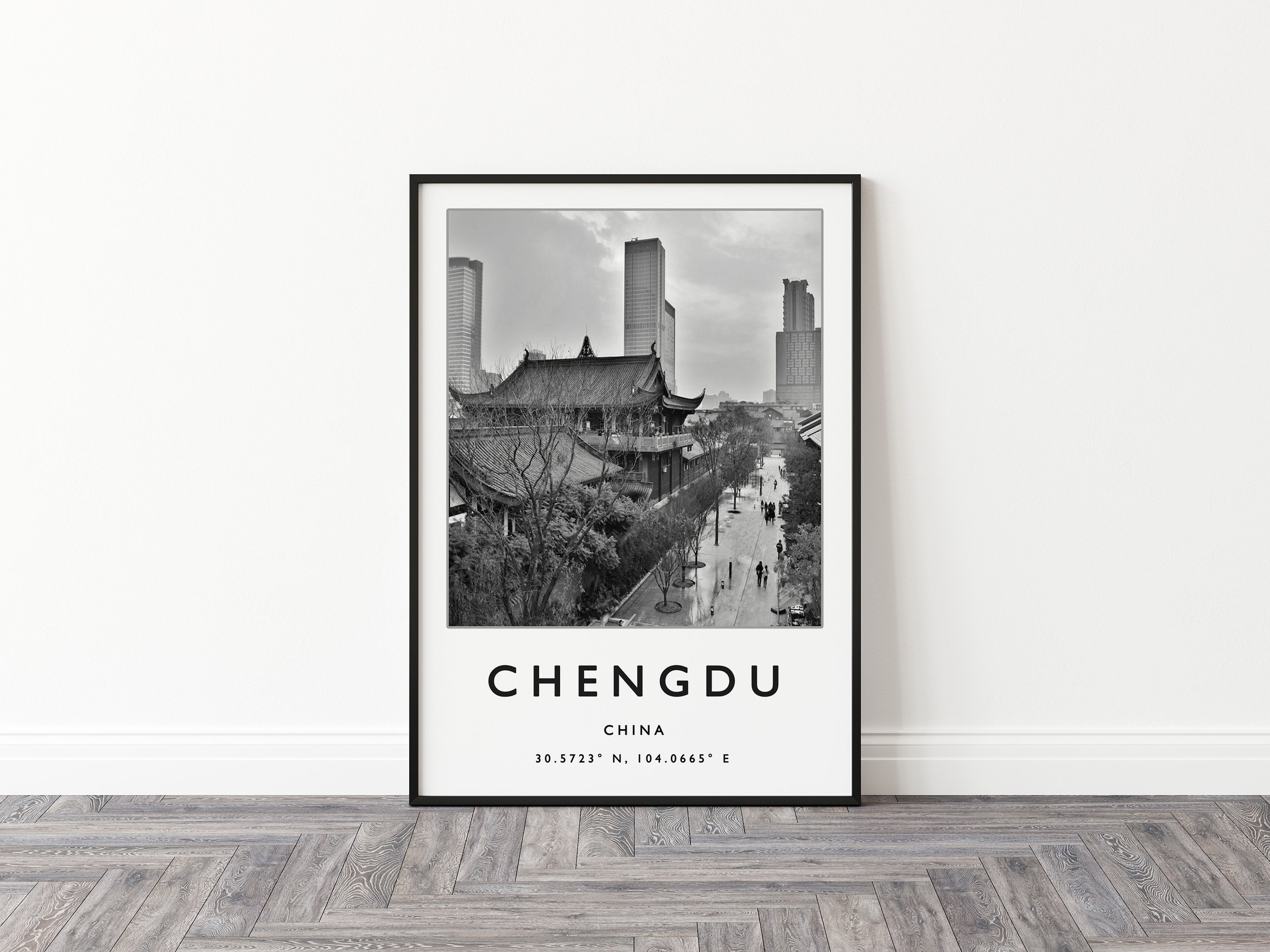 Discover Chengdu Travel Print, Chengdu Travel Poster, China Travel Print, Chinese Travel Art, Travel Decor
