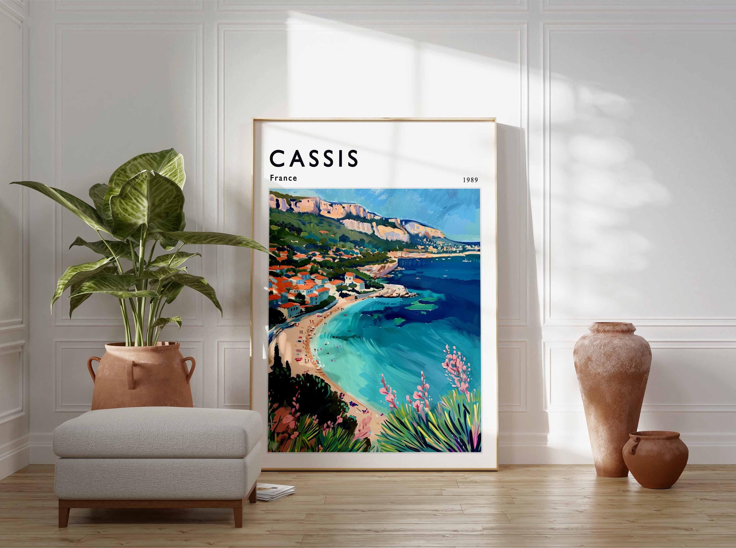 Cassis France Travel Poster: French Riviera Coastal Art Print - Etsy