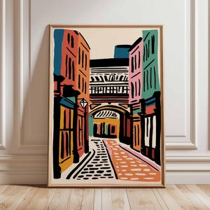 Leadenhall Market Poster, London Travel Poster, Leadenhall Wall Art, Historic London Market Print, UK City Poster, London Heritage Art