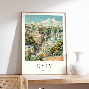 Kyiv Poster, Ukraine Poster, Kyiv Wall Art, Kyiv Prints, Ukraine Wall Art, Kyiv Print, Kyiv Decor, Kyiv Art Print, Kyiv City Poster