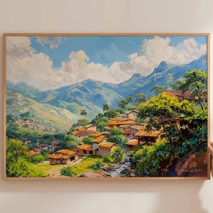 Caracas Poster, Venezuela Travel Print, Venezuelan City Wall Art, South America Travel Decor, Caracas Landscape Art, Cityscape Print
