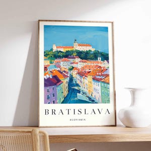 Bratislava Poster, Bratislava Print, Bratislava Wall Art, Bratislava Decor, Slovakia Poster, Bratislava Artwork, Bratislava City Poster