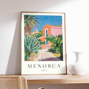 Menorca Poster, Spain Poster, Menorca Wall Art, Menorca Prints, Menorca Decor, Spain Wall Art, Menorca Print, Menorca Art Print