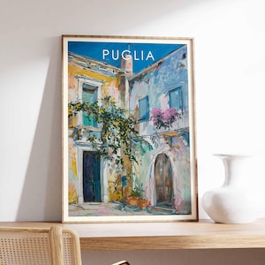 Puglia Poster, Italy Poster, Puglia Prints, Puglia Wall Art, Puglia Decor, Puglia Art Print, Southern Italy Poster, Puglia Landscape