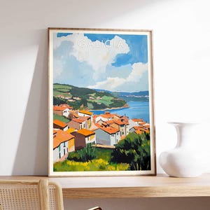 Galicia Poster, Galicia Print, Galicia Wall Art, Spain Print, Galicia Landscape, Galicia Art, Coastal Galicia Poster, Galicia Decor