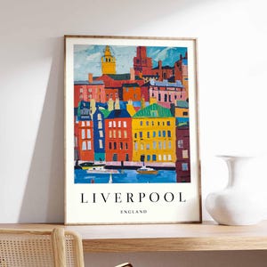 Liverpool Poster, UK Poster, Liverpool Wall Art, Liverpool Prints, Liverpool Decor, UK Wall Art, Liverpool Print, Liverpool Art Print