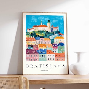 Bratislava Poster, Bratislava Print, Bratislava Wall Art, Bratislava Decor, Slovakia Poster, Bratislava Artwork, Bratislava City Poster