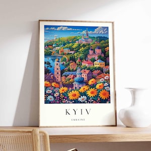 Kyiv Poster, Ukraine Poster, Kyiv Wall Art, Kyiv Prints, Ukraine Wall Art, Kyiv Print, Kyiv Decor, Kyiv Art Print, Kyiv City Poster