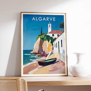 Algarve Poster, Algarve Print, Portugal Poster, Algarve Wall Art, Algarve Decor, Algarve Art, Beach Poster, Scenic Print