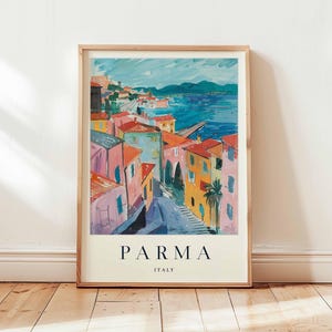 Parma Poster, Italy Travel Print, Emilia-Romagna Wall Art, Foodie Decor, European Travel Gift, Historic City Print, Italy Travel Art