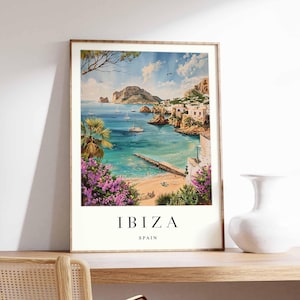 Ibiza Poster, Spain Poster, Ibiza Wall Art, Ibiza Prints, Ibiza Decor, Spanish Poster, Ibiza Print, Ibiza Art Print, Ibiza Travel Print
