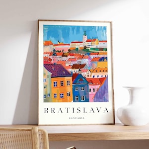 Bratislava Poster, Bratislava Print, Bratislava Wall Art, Bratislava Decor, Slovakia Poster, Bratislava Artwork, Bratislava City Poster