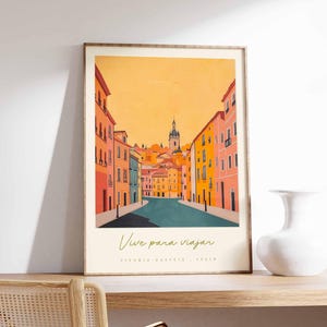 Vitoria-Gasteiz Poster, Spain Travel Print, Retro Travel Wall Art, Travel Wall Decor, Vintage Travel Gift, Classic Travel Poster